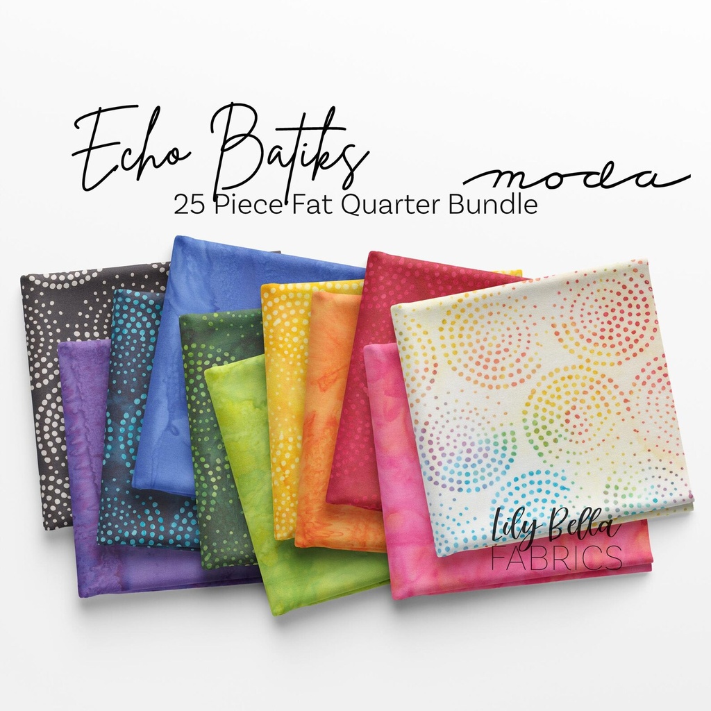 Echo Batiks by Moda - 25 pc Fat Quarter Bundle