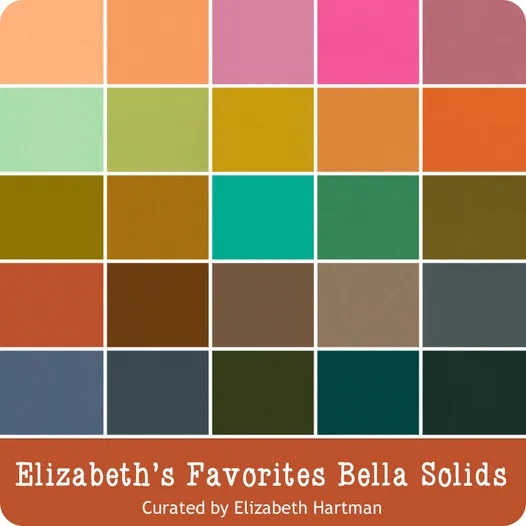 Bella Solids Elizabeth's Favorites - Mini Charm Pack