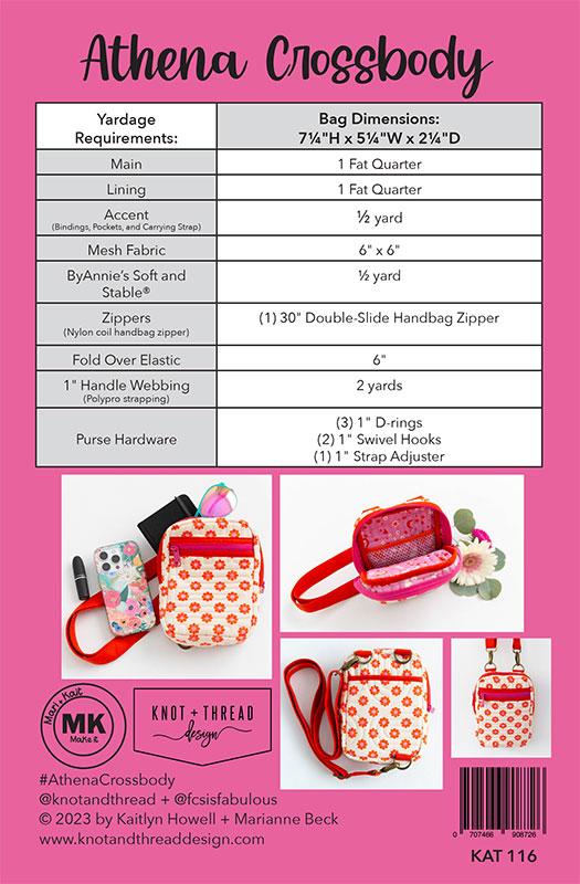 Athena Crossbody Pattern by Knot & Thread