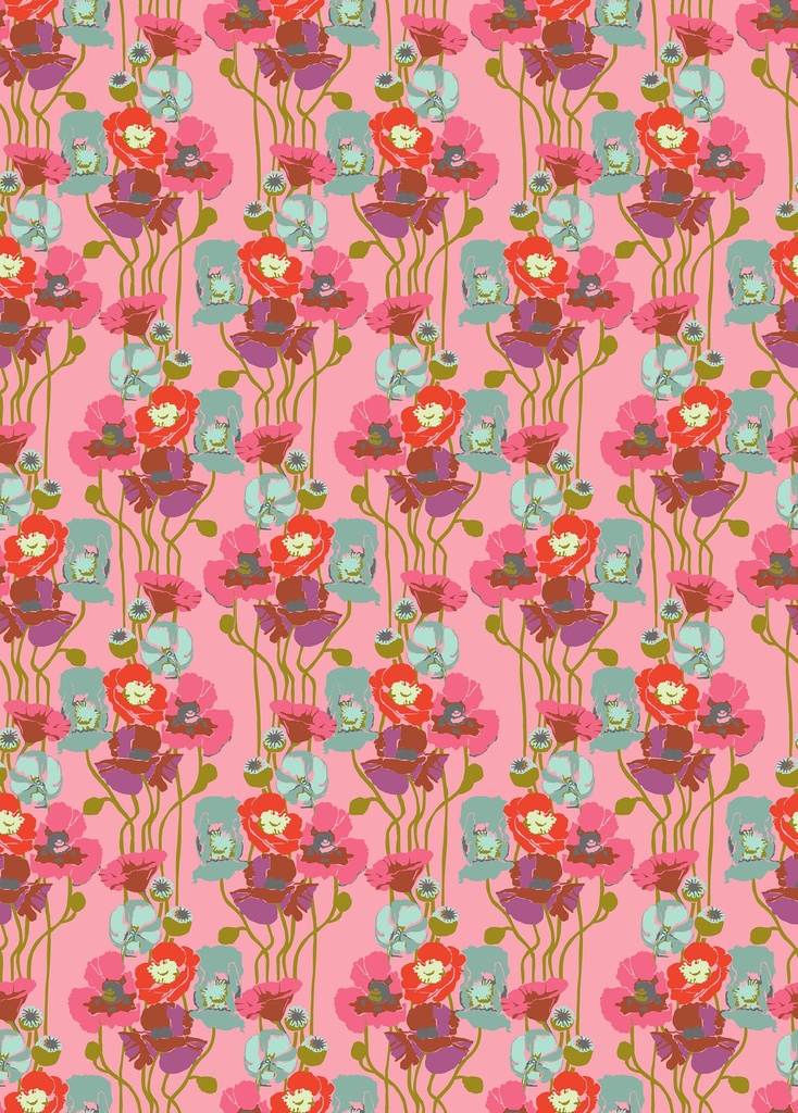 Overdressed by Anna Maria - Pouring Poppies in Haze