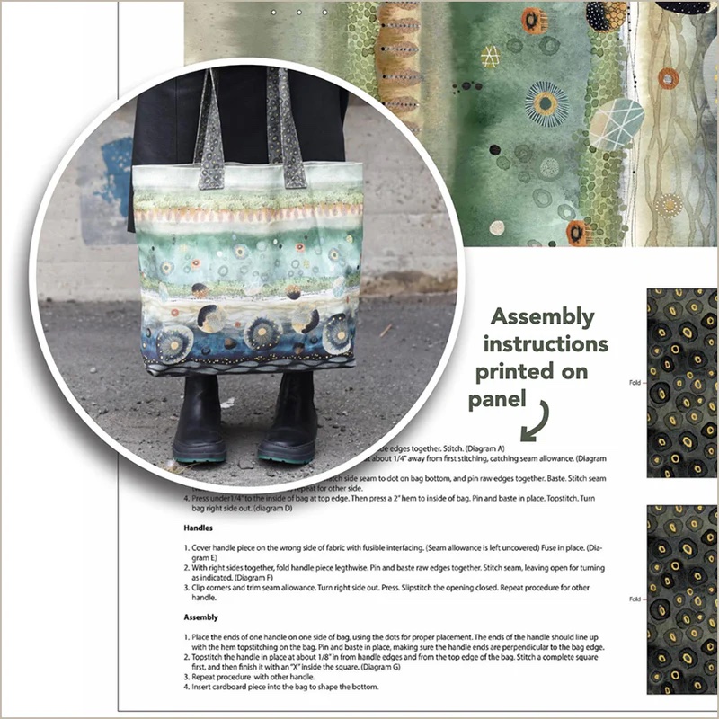 Flora & Form Canvas Caryall Bag Panel - 36"