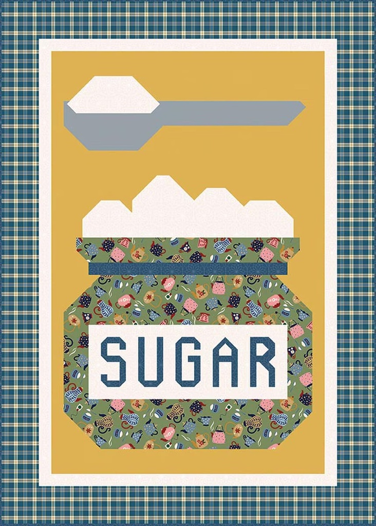 A Spoonful of Sugar by Jennifer Long - Tea & Sugar in Green