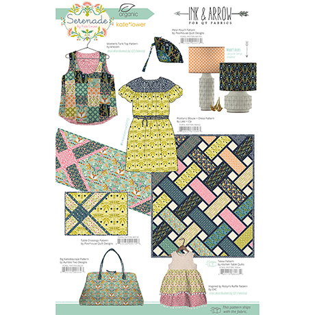 Serenade by Ink & Arrow - Folk Bouquet in Navy