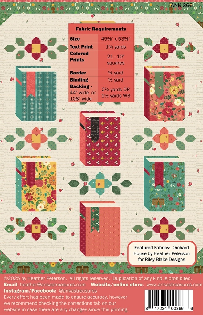 Paper Pattern - Novel Idea by Heather Peterson