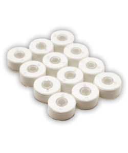 Packaged White Bobbins (12 ct)