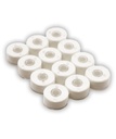 Packaged White Bobbins (12 ct)
