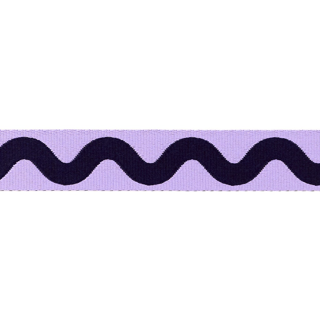 Floral Reef Webbing by Tula Pink - 1" Lil Squiggle in Ultraviolet