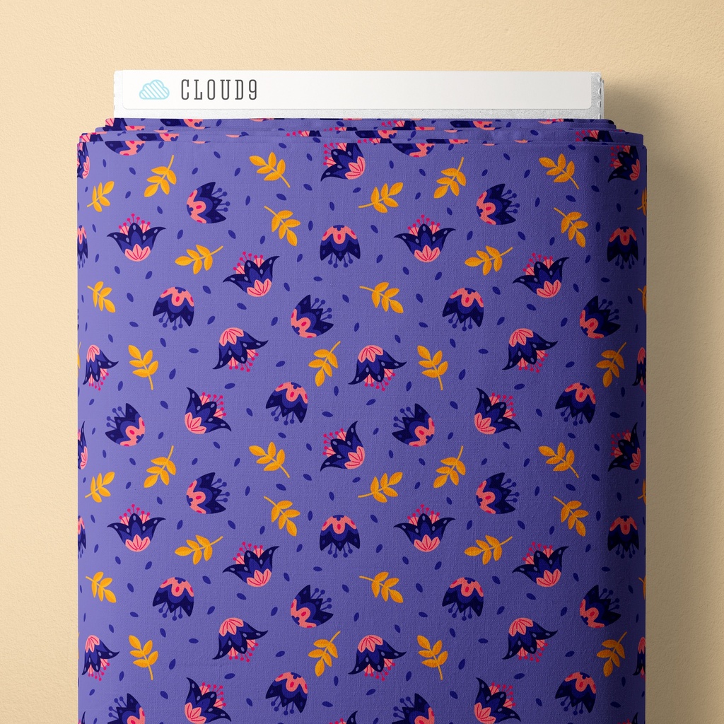 Blooming Garden by Cloud9 - Full Bloom in Navy