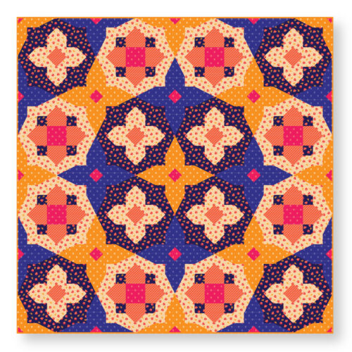 Blooming Garden by Cloud9 - Full Bloom in Navy