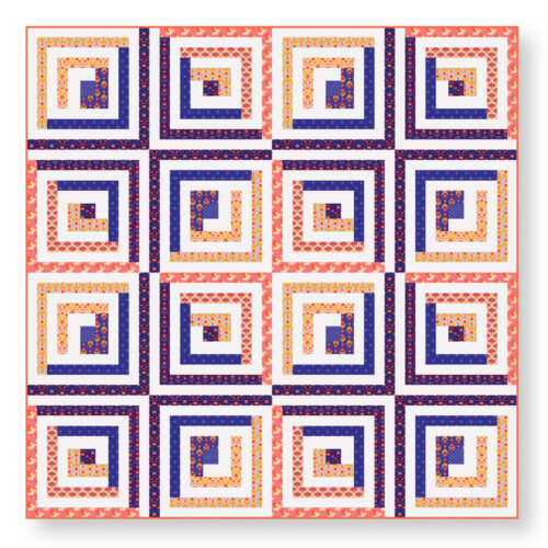 Blooming Garden by Cloud9 - Full Bloom in Navy