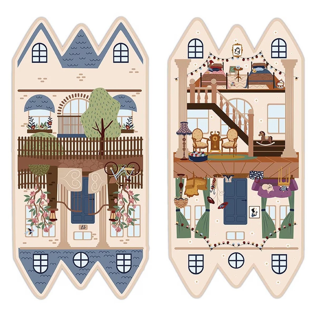 A Spoonful of Sugar by Jennifer Long - Mary Poppins Storybag FeltPanel 36.5"x69.5"