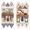 A Spoonful of Sugar by Jennifer Long - Mary Poppins Storybag FeltPanel 36.5"x69.5"