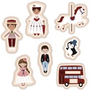 A Spoonful of Sugar by Jennifer Long - Mary Poppins Storybag FeltPanel 36.5"x69.5"