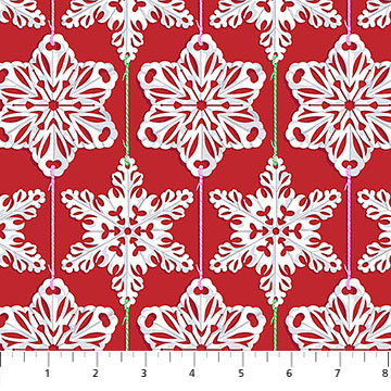 Cozy Christmas by Anna Maria - Paperflakes in Red Hot