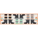 Witches Feet Table Runner by Block Party Quilt Co.