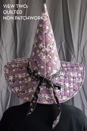 Paper Pattern - Spellbound Quilted Witch Hat by Melissa Mortenson