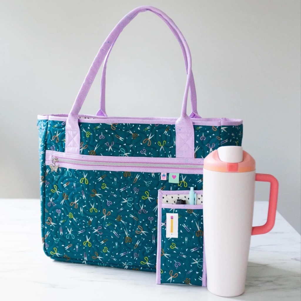 Stitch and Stash Tote Pattern by Knot & Thread