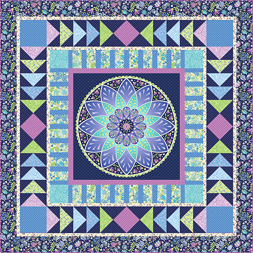 Twilight Serenade by Amanda Murphy - Cutting Garden in Plum