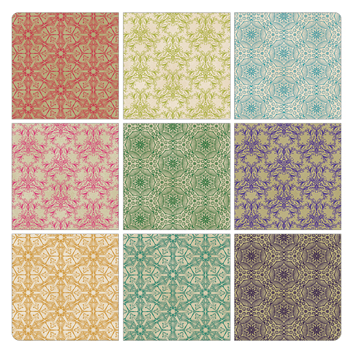 Ground Works by Benartex Studios - Fat Quarter Bundle 9pc