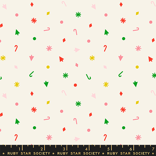 Merry Happy by Kimberly Kight - Christmas Confetti in Multi