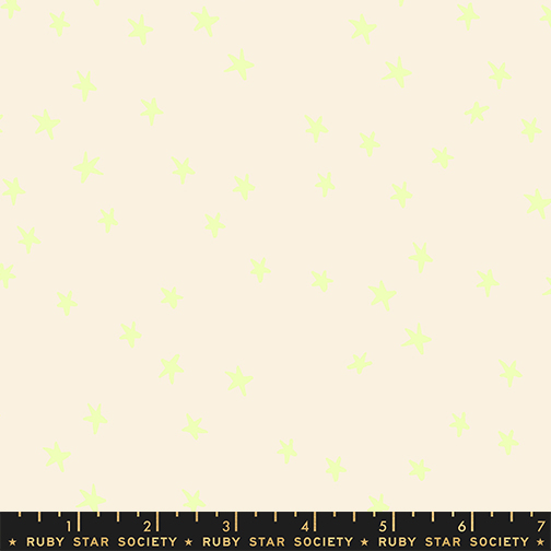 Freaky Familiars by Ruby Star Society - Starry in Neon Yellow