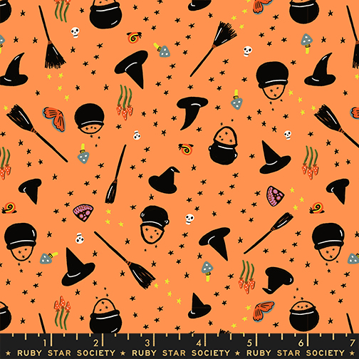 Freaky Familiars by Ruby Star Society - Witchy Woman in Pumpkin