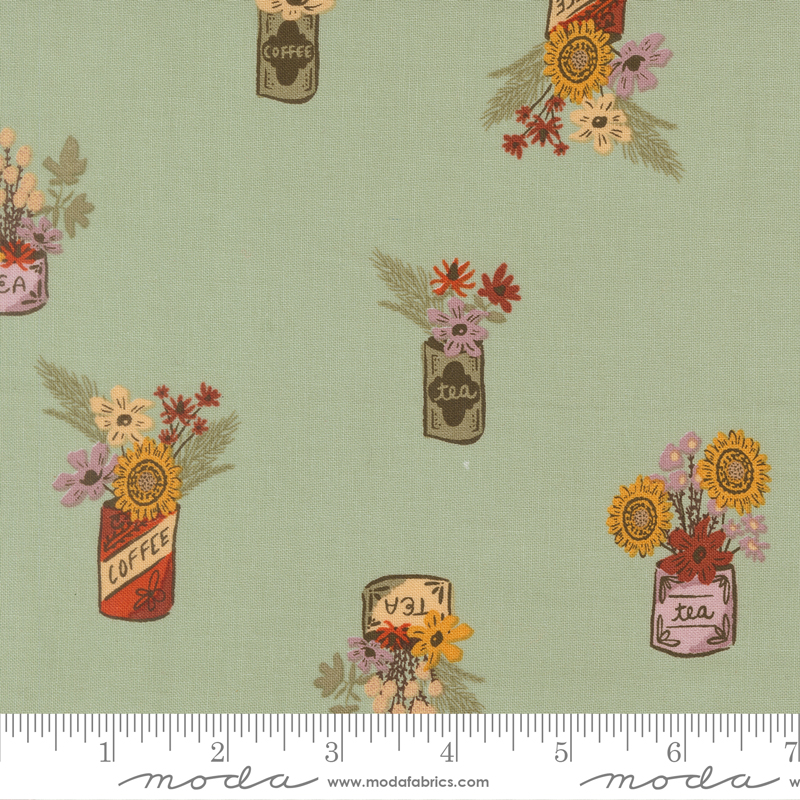 Windfall by Fancy That Design House - Vintage Flower Jars in Aqua