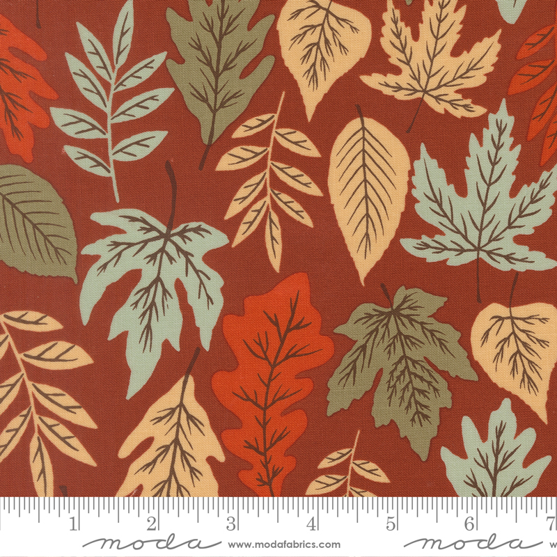 Windfall by Fancy That Design House - Leaf Fall in Rust