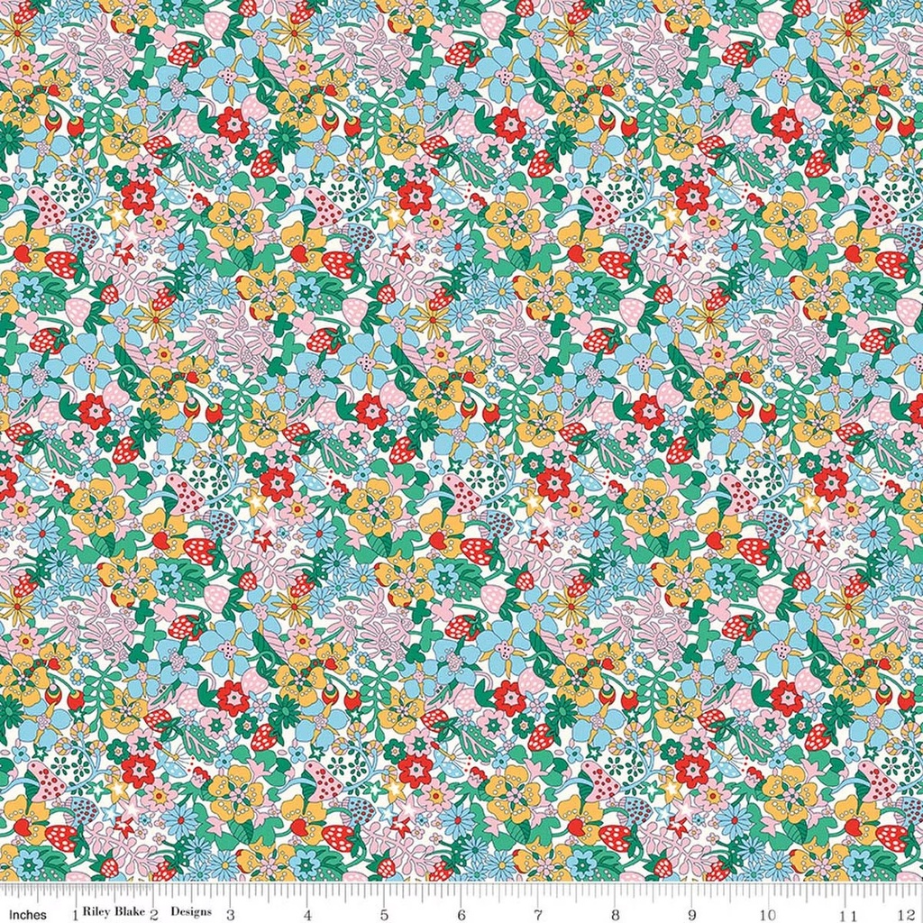 Everlasting by Liberty Fabrics - Flowertop Forest B