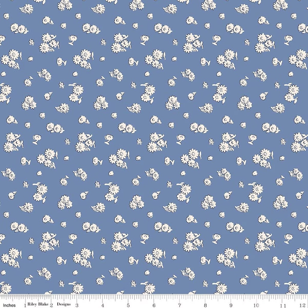 Everlasting by Liberty Fabrics - Tumbling Daisy A