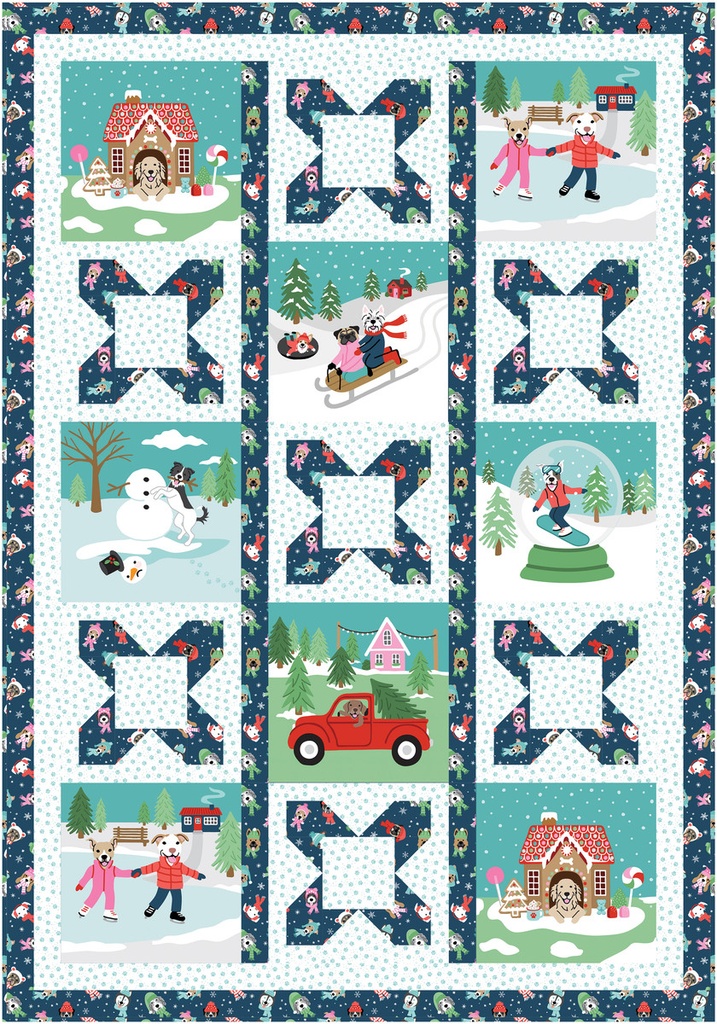 Winter Waggers by Devon Design Co - in Light Blue