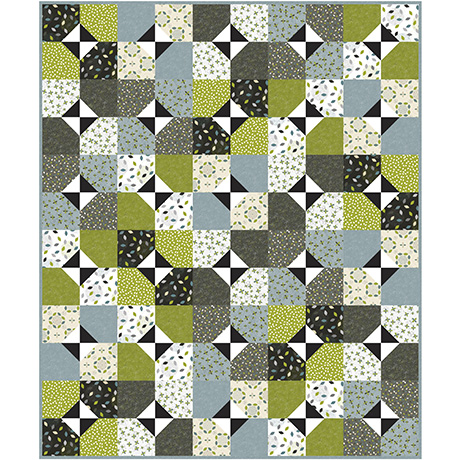 Renewal of Hope by Ink & Arrow - Leaf Geo in Black