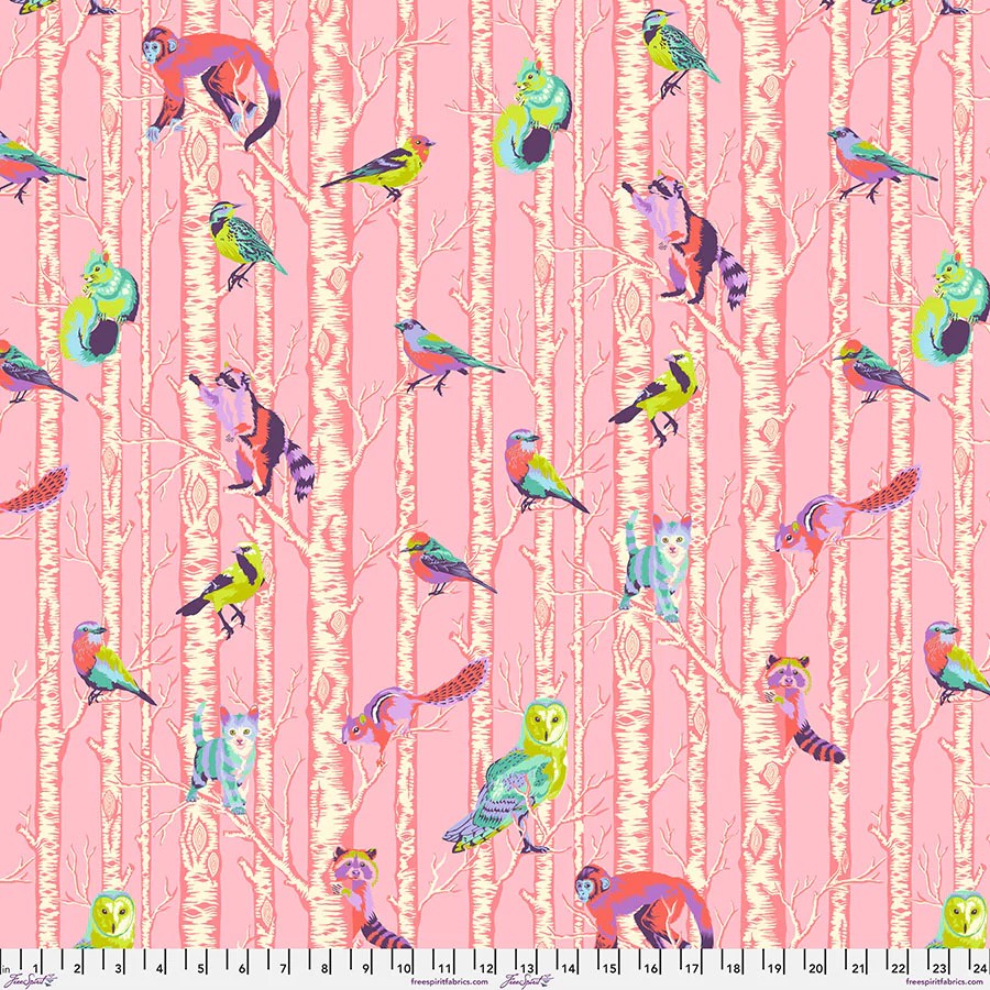 Full Moon Forest II by Tula Pink - Family Tree in Honey