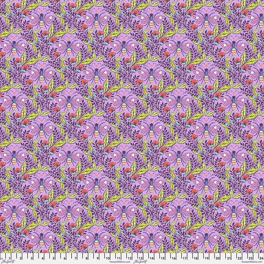 Full Moon Forest II by Tula Pink - Shake Your Honey Maker in Blossom