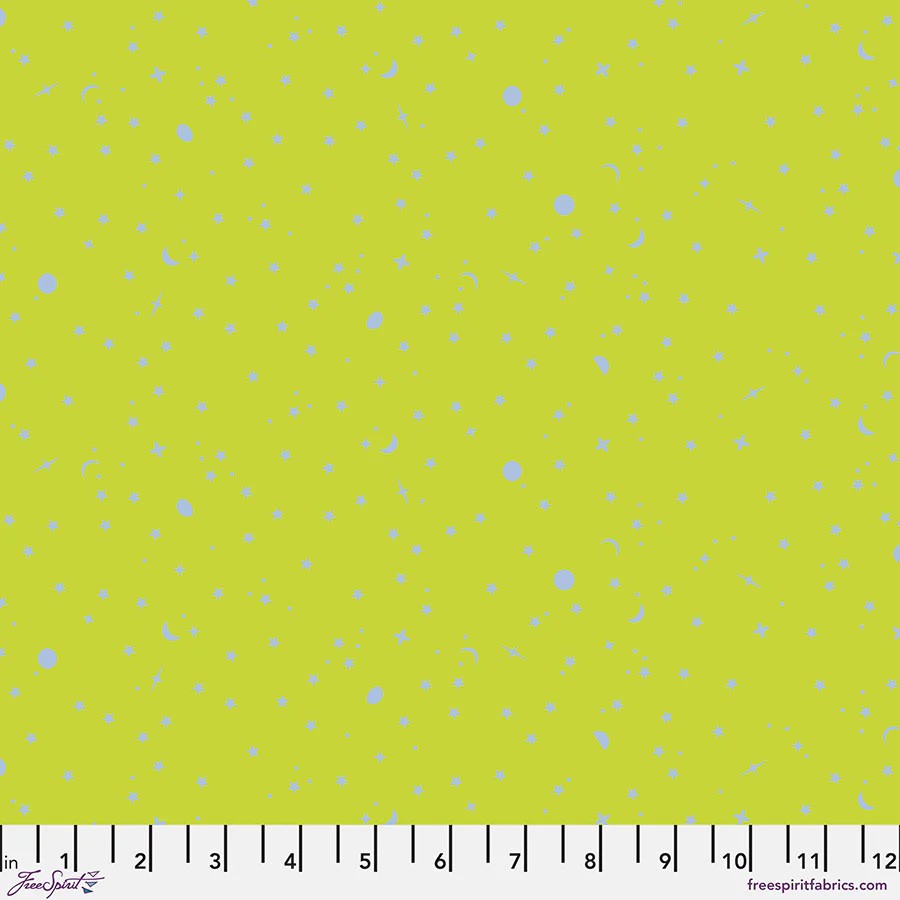 True Colors by Tula Pink - Space Sprinkles in Frozen Berry (copy)