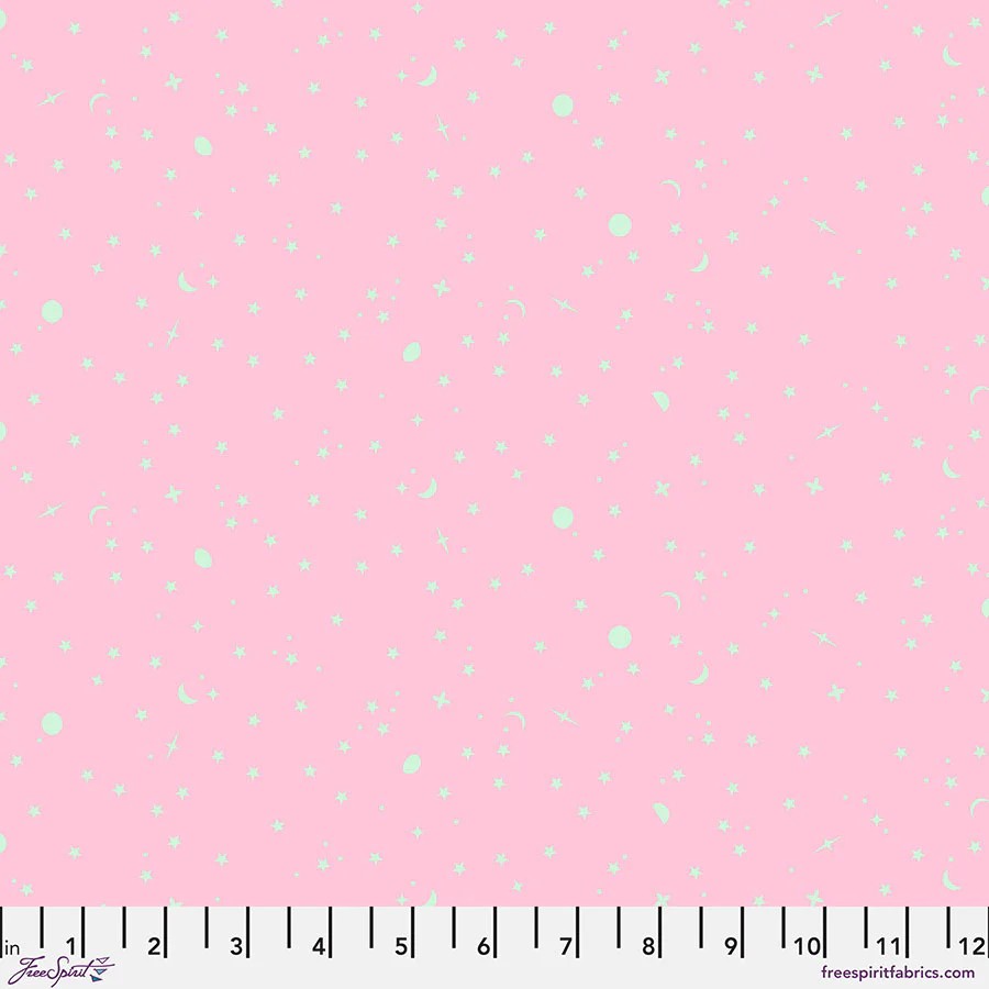 True Colors by Tula Pink - Space Sprinkles in Piglet