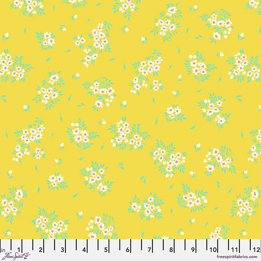 True Colors by Tula Pink - What a Ditz in Buttercup