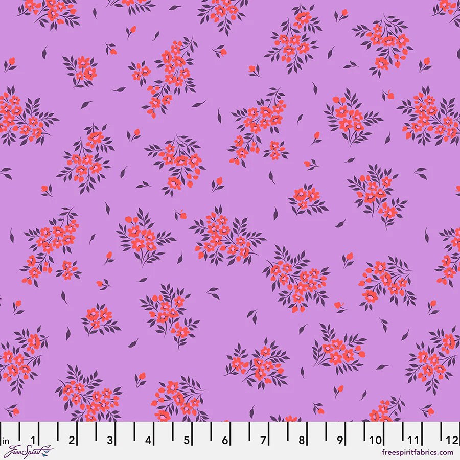 True Colors by Tula Pink - What a Ditz in Heliotrope
