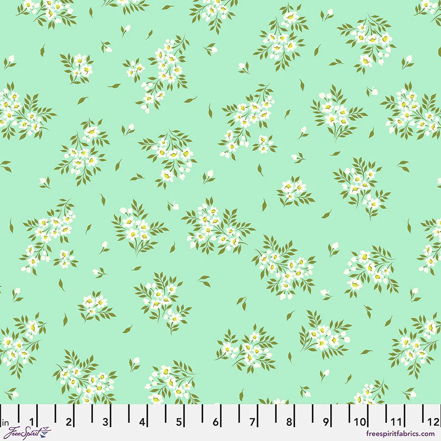 True Colors by Tula Pink - What a Ditz in Spearmint
