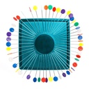 Zirkel Magnetic Pincushion in Turquoise