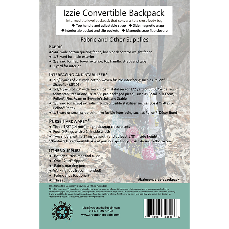 Izzie Convertible Backpack by Lisa Amundson