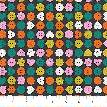 Bits & Bobs by Sarah Hearts - Buttons in Black