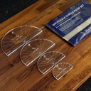 HQ Half Circle Ruler Set