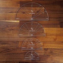 HQ Half Circle Ruler Set