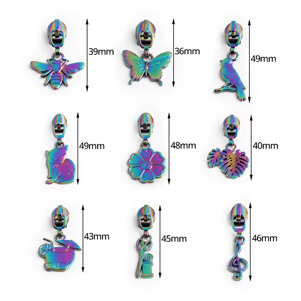 Zipper Pulls 2 Pack Size 5