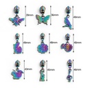 Zipper Pulls 2 Pack Size 5