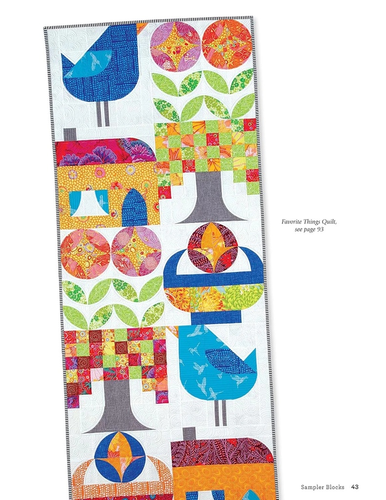 Wonderful Curves Sampler Quilt Block Book by Jenny Pedigo