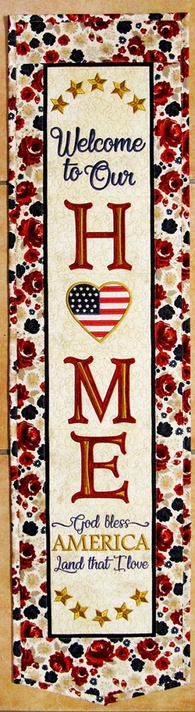 Welcome To Our Home - Patriotic from Janine Babich Designs
