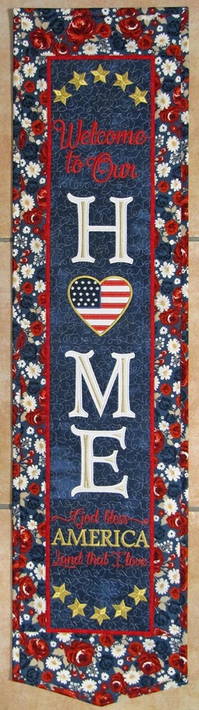 Welcome To Our Home - Patriotic from Janine Babich Designs