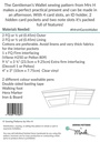 The Gentleman's Wallet Pattern by Sewing Patterns by Mrs. H